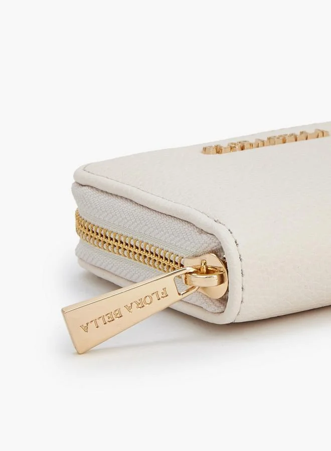 Flora Bella By Shoexpress PINK Textured Wallet With Zip Closure for Women | Best Price UAE